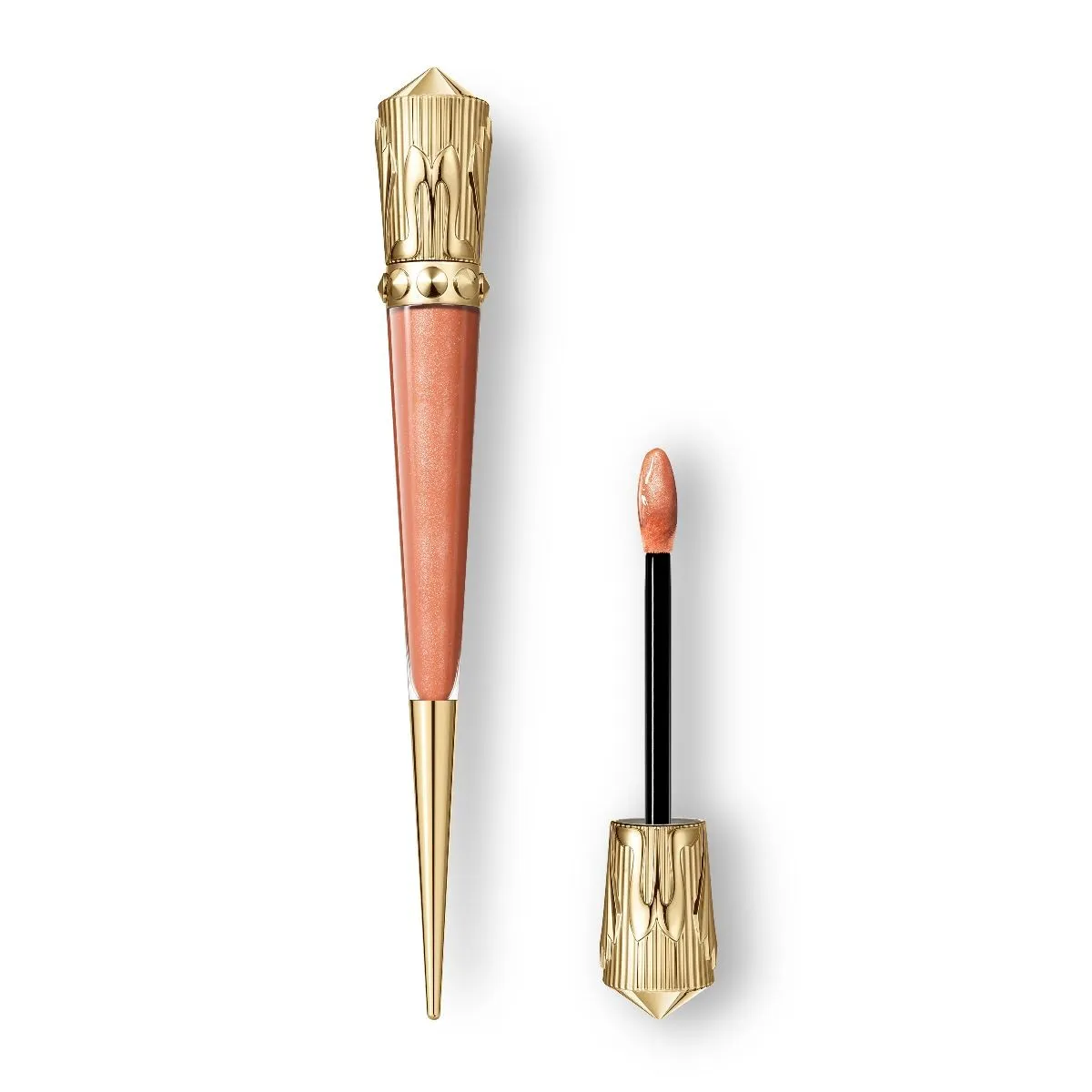 Christian Louboutin Rouge Stiletto Vinyl Gloss – Lip Gloss – Copper Fever 352V - Beauty - front view